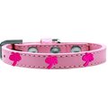 Mirage Pet Products Pink Palm Tree Widget Dog CollarLight Pink Size 12 631-25 LPK12